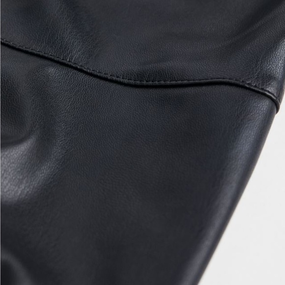 H&M Faux Leather Leggings - Picture 3 of 10